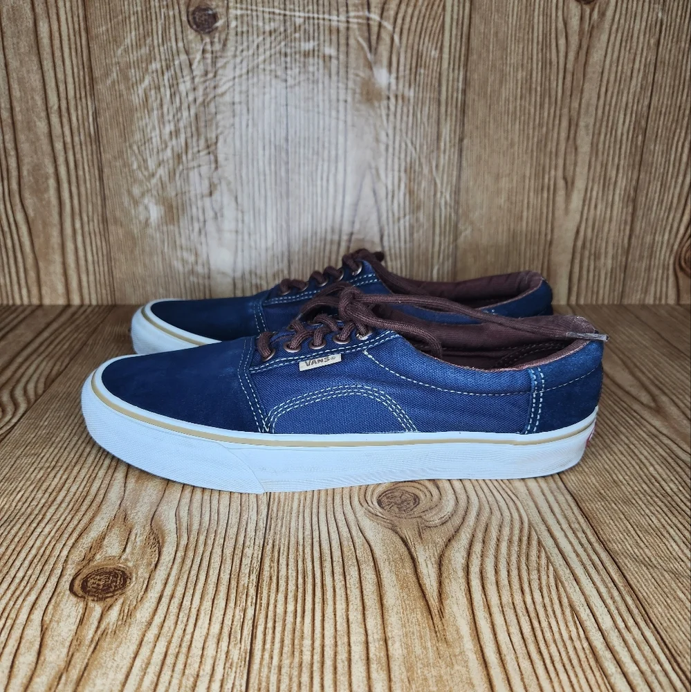 Vans‎ Men's Pro Ultra Cush Blue Skateboard Shoe Sneaker Size 9 - Picture 2 of 11